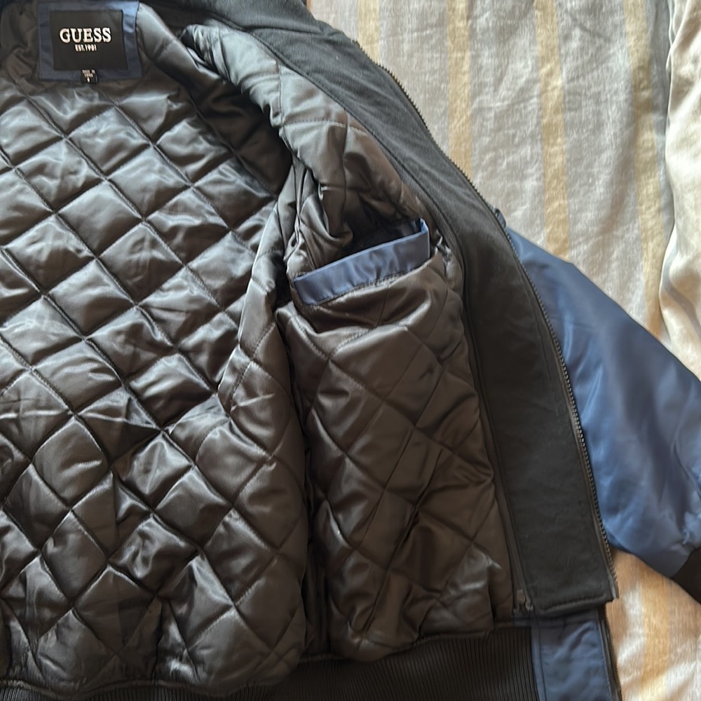 Men's Bomber Jacket With Removable Hooded Inset (Near… Gem